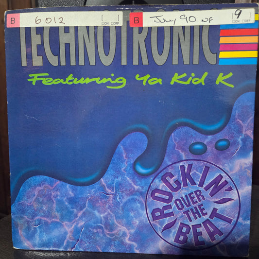 Technotronic Rocking Over The Beat Simple 7" 2da. Mano VG+