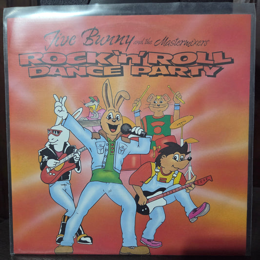Jive Bunny and the MasterMixers rock N Roll Party Simple 7" 2da. Mano VG+