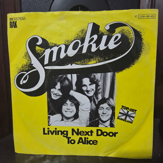 Smokie Living Next Door to Alice Simple 7" 2da. Mano VG+