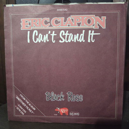 Eric Clapton I Cant Stand It Simple 7" 2da. Mano VG+