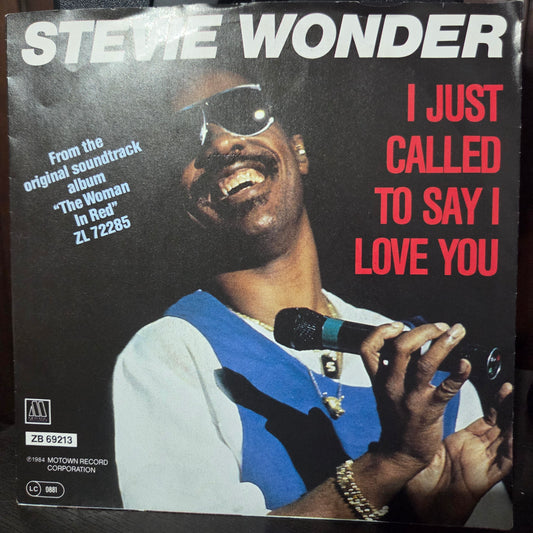 Stevie Wonder I just Called to say I Love you Simple 7" 2da. Mano VG+
