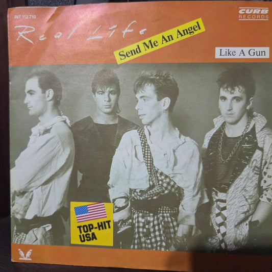 Real Life Send Me an Angel Simple 7" 2da. Mano VG+