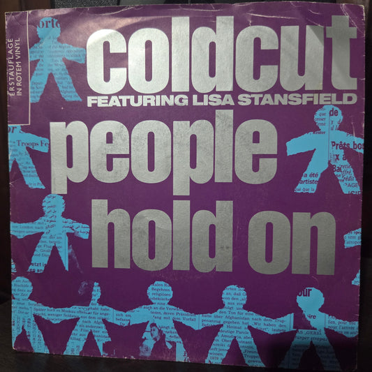 Coldcut People Hold On Simple 7" 2da. Mano VG+