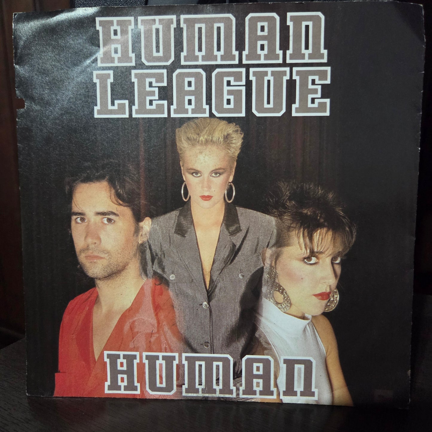 The Human League Human Simple 7" 2da. Mano VG+