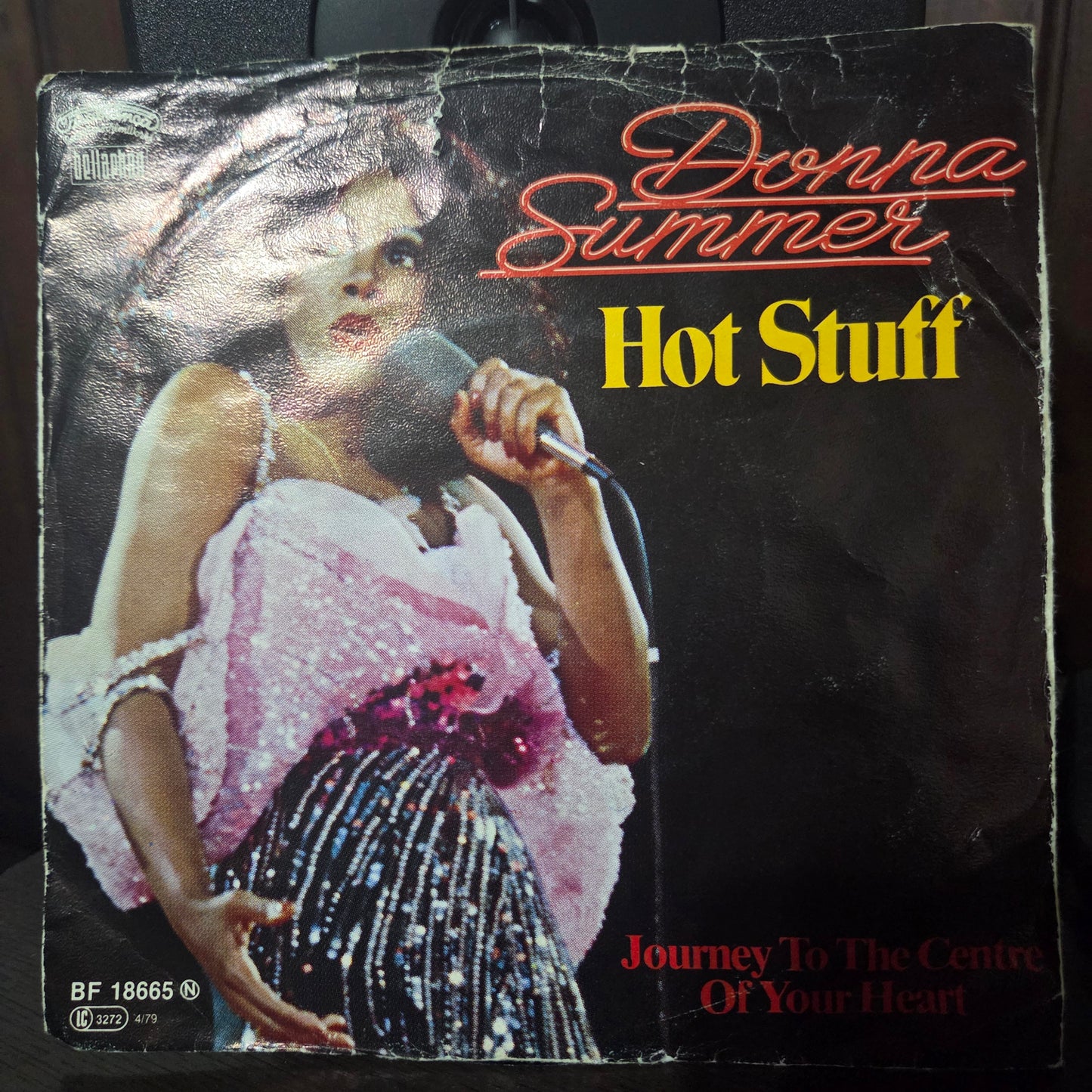 Donna Summer Hot Stuff Simple 7" 2da. Mano VG+