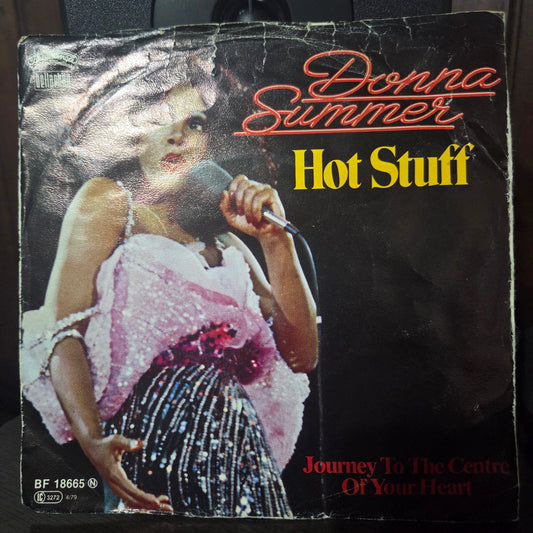 Donna Summer Hot Stuff Simple 7" 2da. Mano VG+