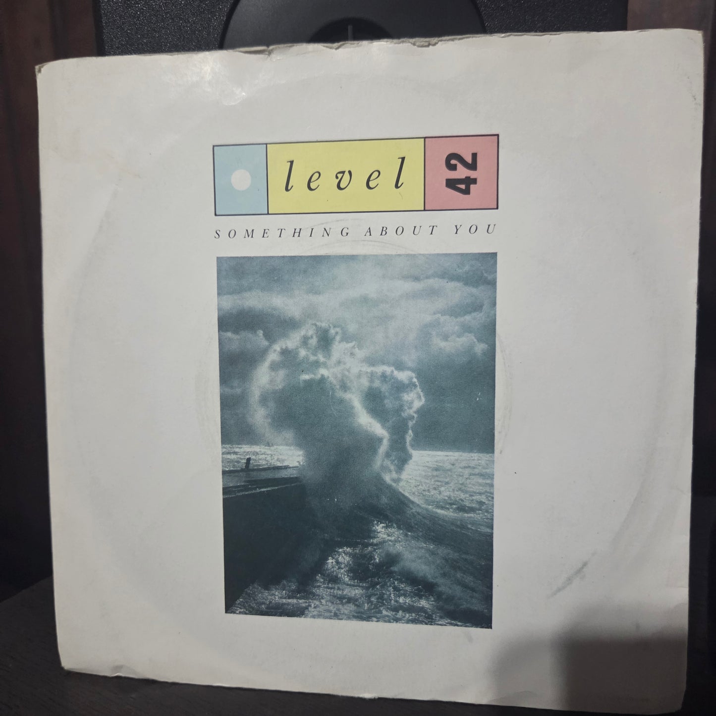 Level 42 Something About You Simple 7" 2da. Mano VG+