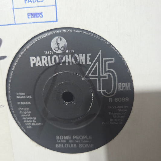 Belouis Some Some People Simple 7" 2da. Mano VG+