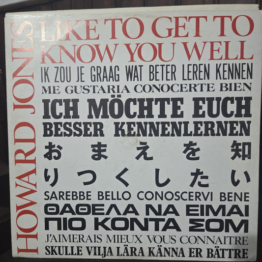 Howard Jones Like to get to Know You Well Maxi De Epoca VG+