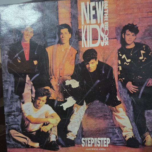 New Kids on the Block Step By Step Maxi De Epoca VG+