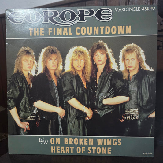 Europe The Final Countdown Maxi De Epoca VG+