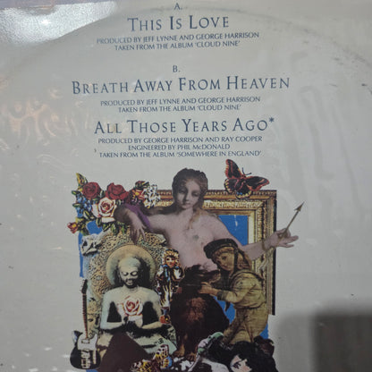 George Harrison Is This Love Maxi De Epoca VG+
