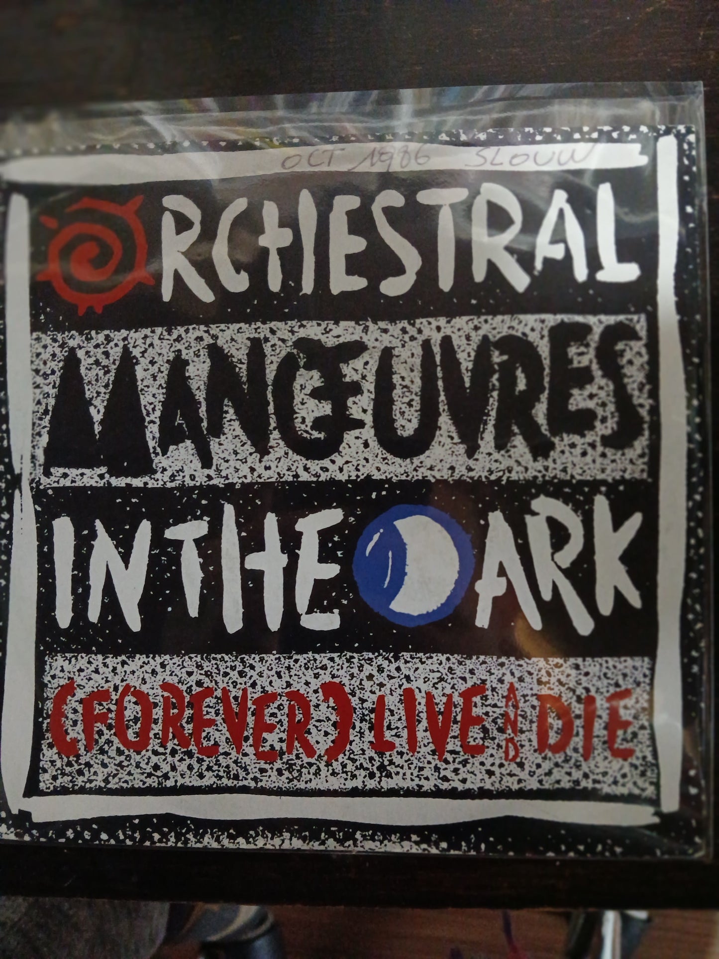 O.M.D. Forever Live and Die Simple 7" 2da. Mano VG+