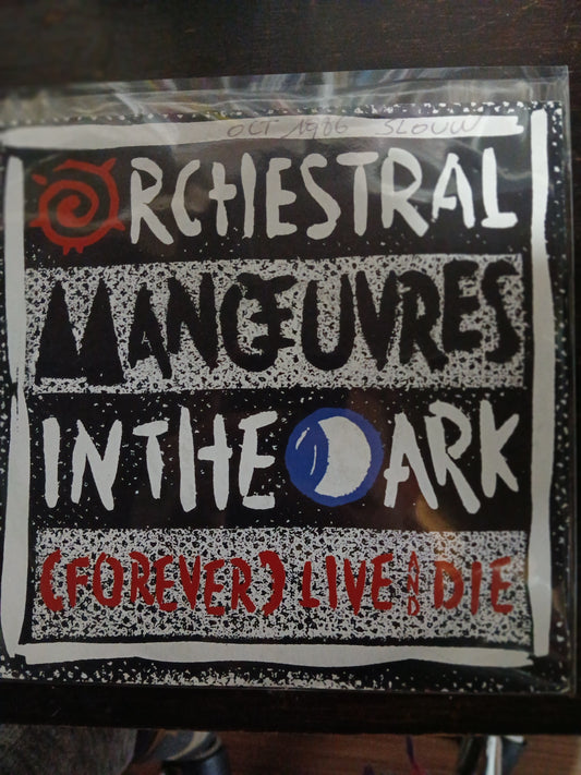 O.M.D. Forever Live and Die Simple 7" 2da. Mano VG+