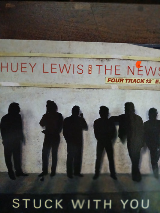 Huey Lewis and the News Stuck With You Maxi De Epoca VG+