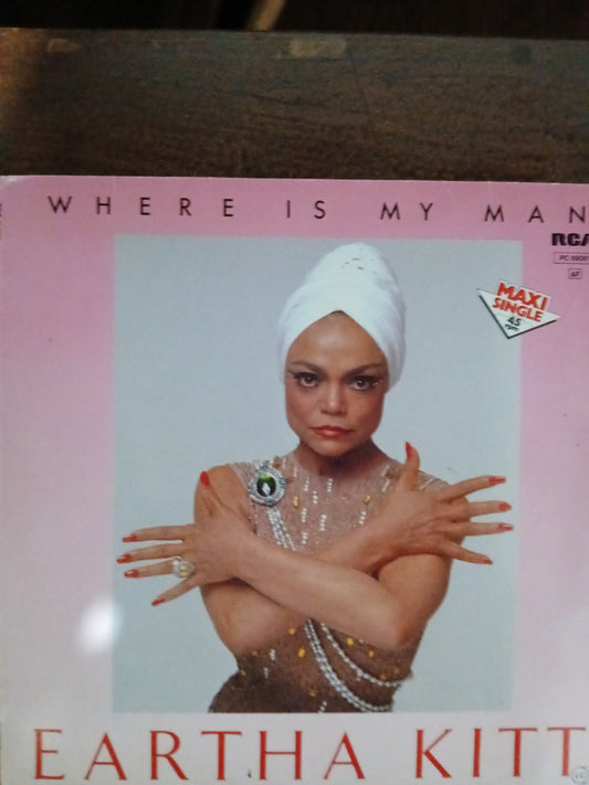 Eartha Kitt Where is my Man Maxi De Epoca VG+