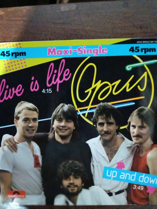 Opus Live is Life Maxi De Epoca VG+