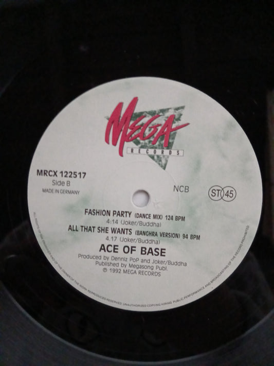 Ace of Base All That She Wants Maxi De Epoca VG+
