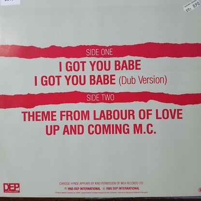 UB40 I Got You Babe Maxi De Epoca VG+