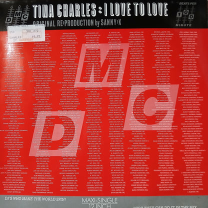 Tina Charles I Love to Love Maxi De Epoca VG+