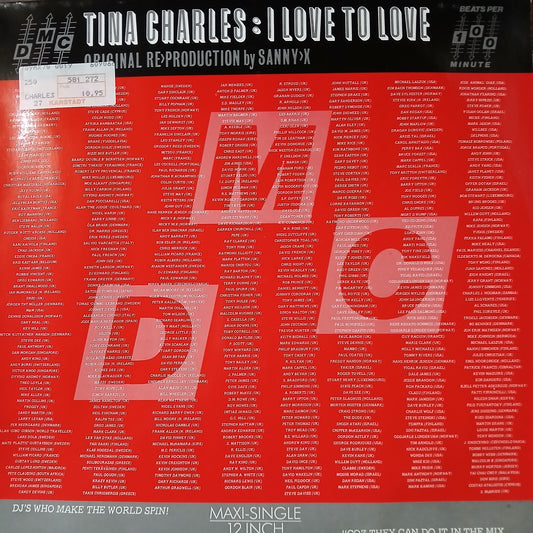 Tina Charles I Love to Love Maxi De Epoca VG+
