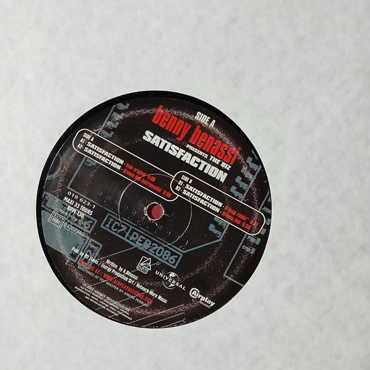 Benny Benassi Satisfaction Maxi De Epoca VG+