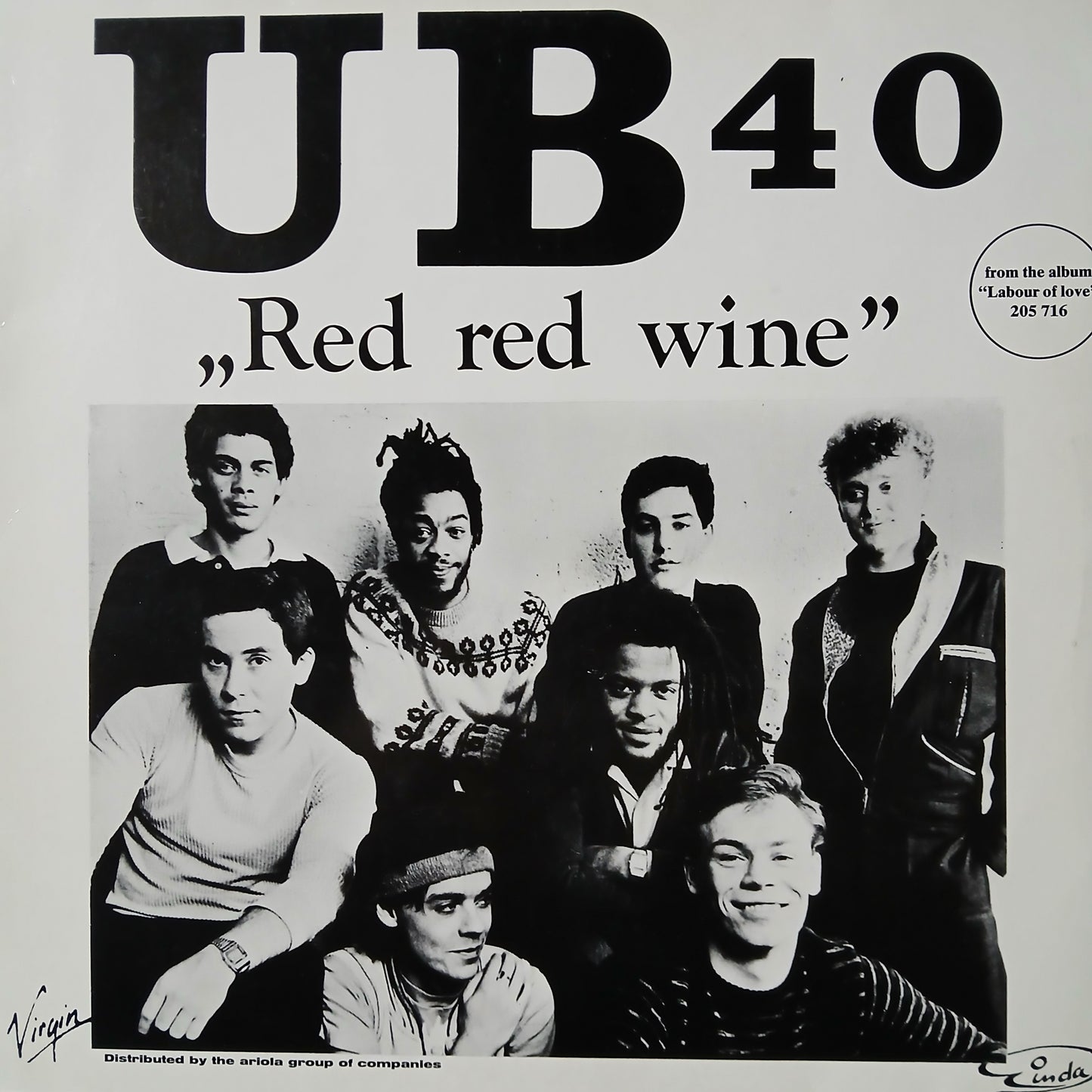 Ub40 Red Red Wine Maxi De Epoca VG+