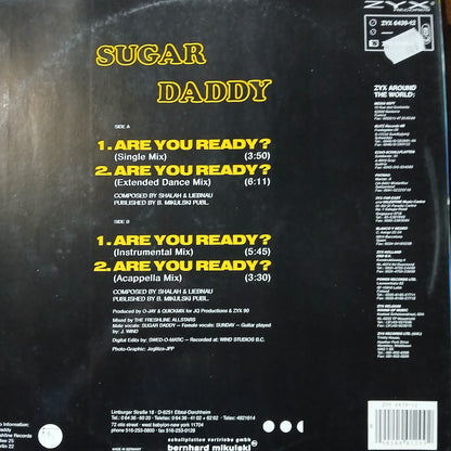 Sugar Daddy Are You Ready Maxi De Epoca VG+