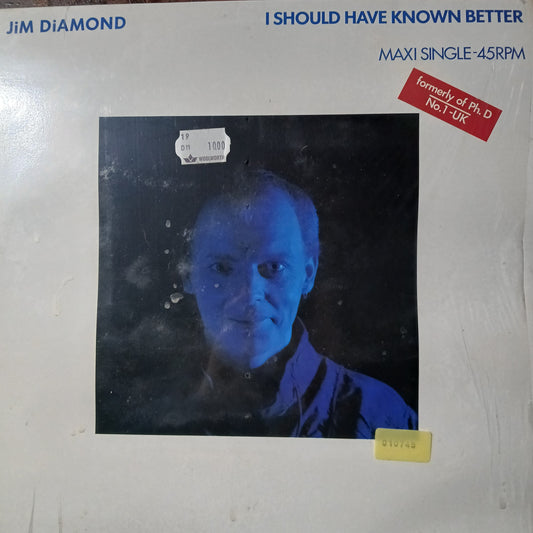 Jim Diamond I Should Have Known Better Maxi De Epoca VG+