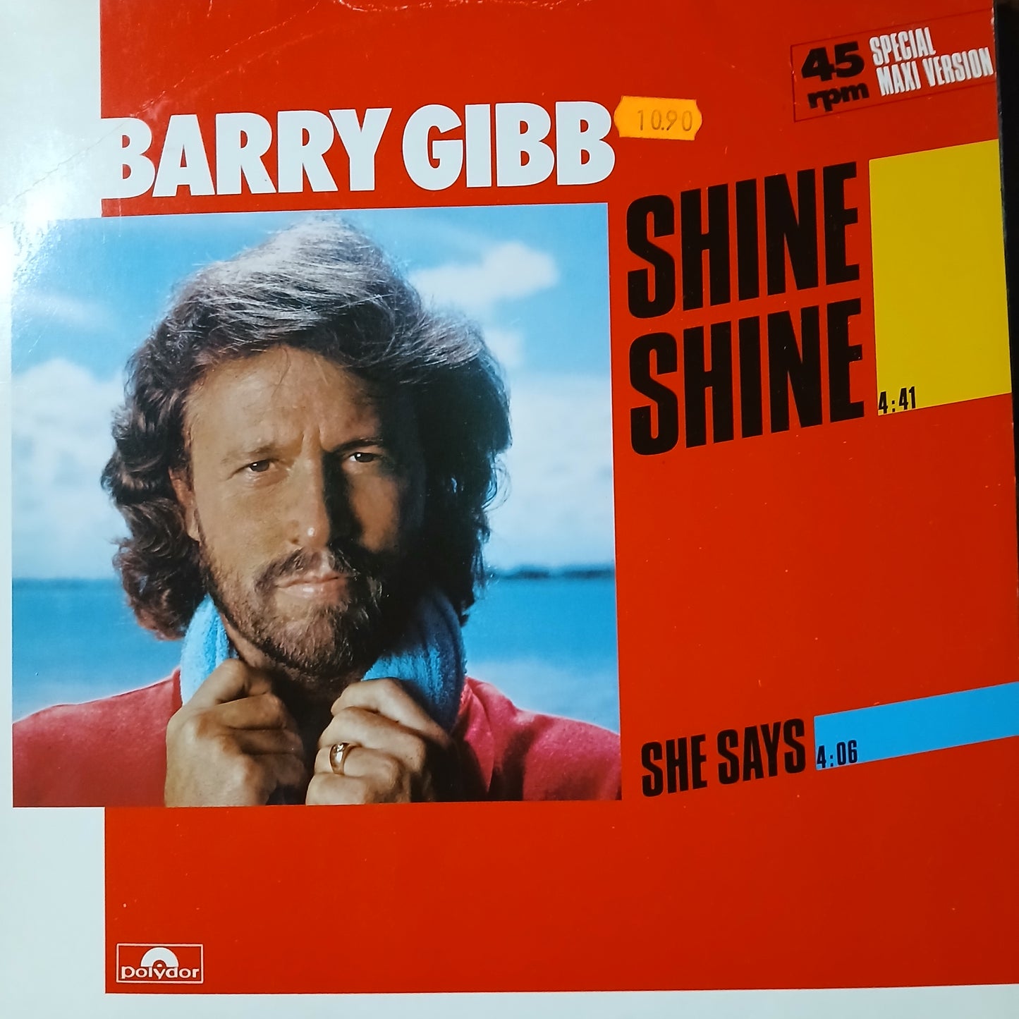 Barry Gibb Shine Shine Maxi De Epoca VG+