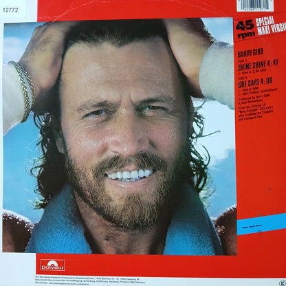 Barry Gibb Shine Shine Maxi De Epoca VG+