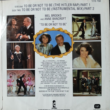 Mel Brooks To Be or not to Be Maxi De Epoca VG+