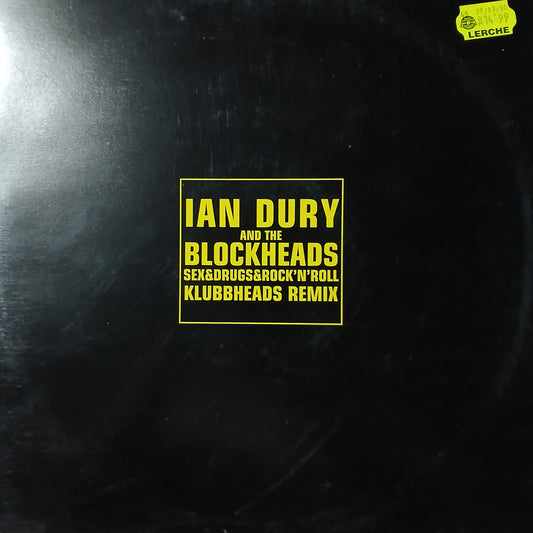 Ian Dury Sex Drugs and Rock N Roll Maxi De Epoca VG+