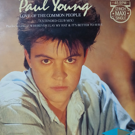 Paul Young Love of the Common People Maxi De Epoca VG+