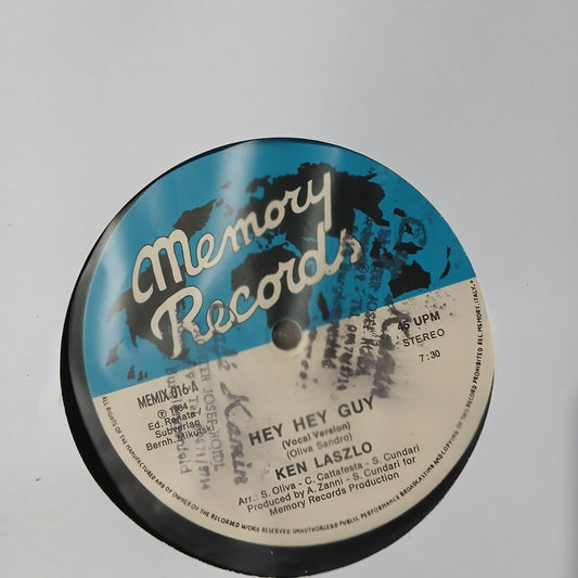 Ken Lazlo Hey Hey Guy Maxi De Epoca VG+
