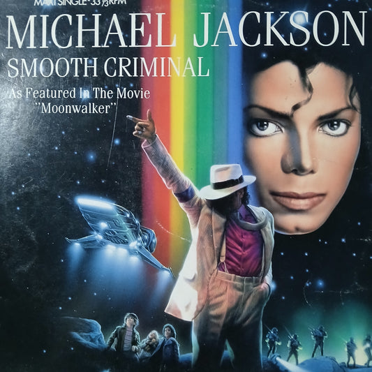 Michael Jackson Smooth Criminal Maxi De Epoca VG+