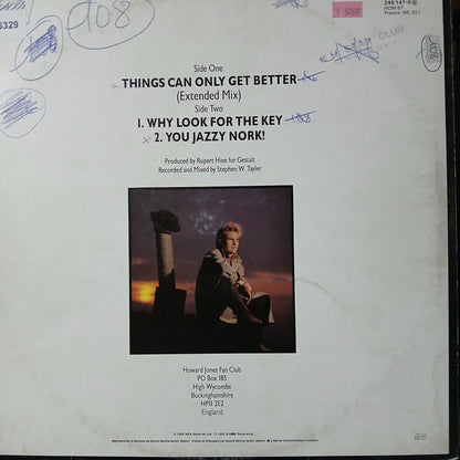 Howard Jones Things Can Only Get Better Maxi De Epoca VG+