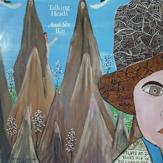 Talking Heads And She Was Maxi De Epoca VG+