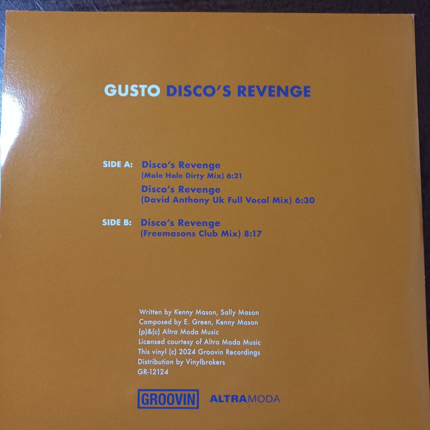 Gusto Disco Revenge Maxi Cerrado Nuevo de Fabrica