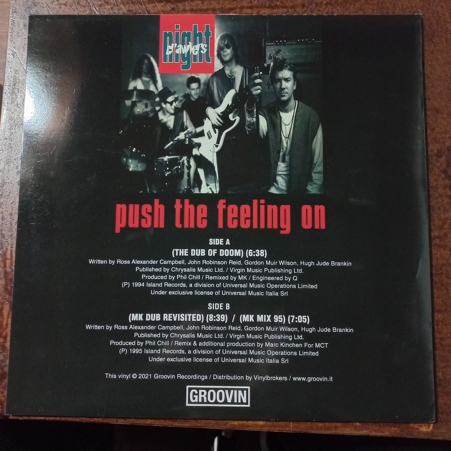 The NightCrawlers Push The Feeling ON Maxi Cerrado Nuevo de Fabrica