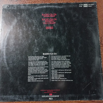 Queen Radio Gaga Maxi De Epoca VG+