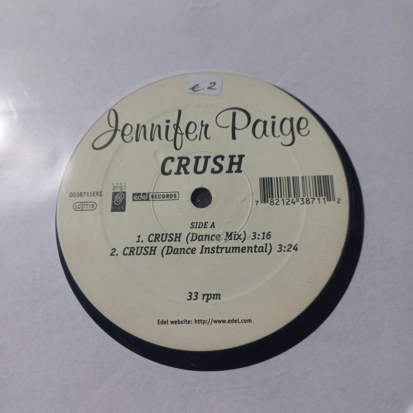 Jennifer Paige Crush Maxi De Epoca VG+