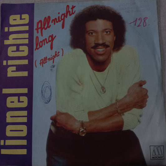 Lionel Richie All Night Long Simple 7" 2da. Mano VG+