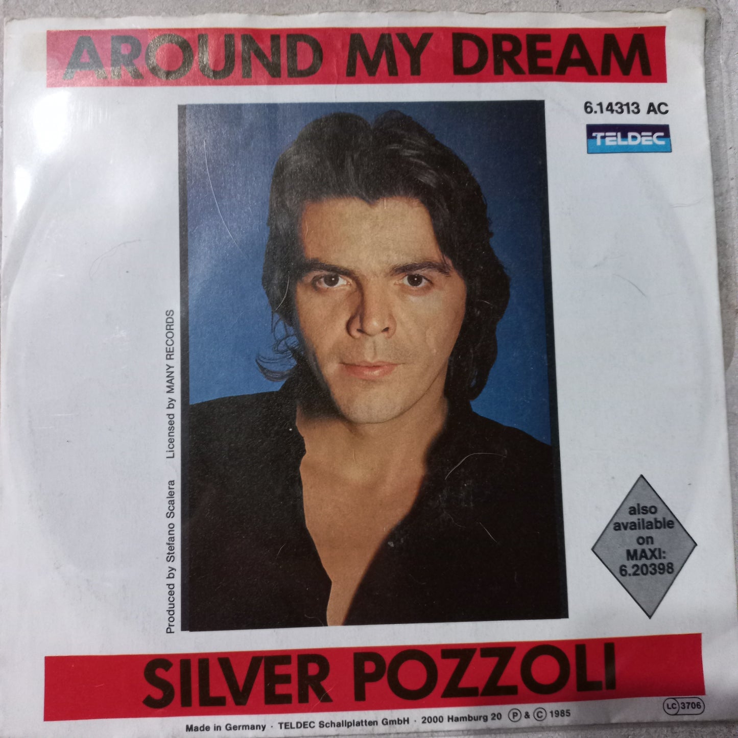 Silver Pozzoli Around My Dream Simple 7" 2da. Mano VG+