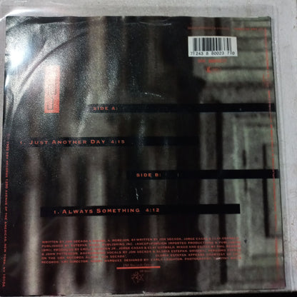 Jon Secada Just Another Day Simple 7" Vg+ De Epoca