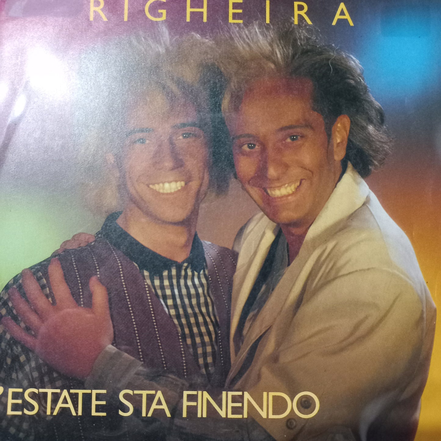 Righeira L State Sta Finendo Simple 7" Vg+ De Epoca