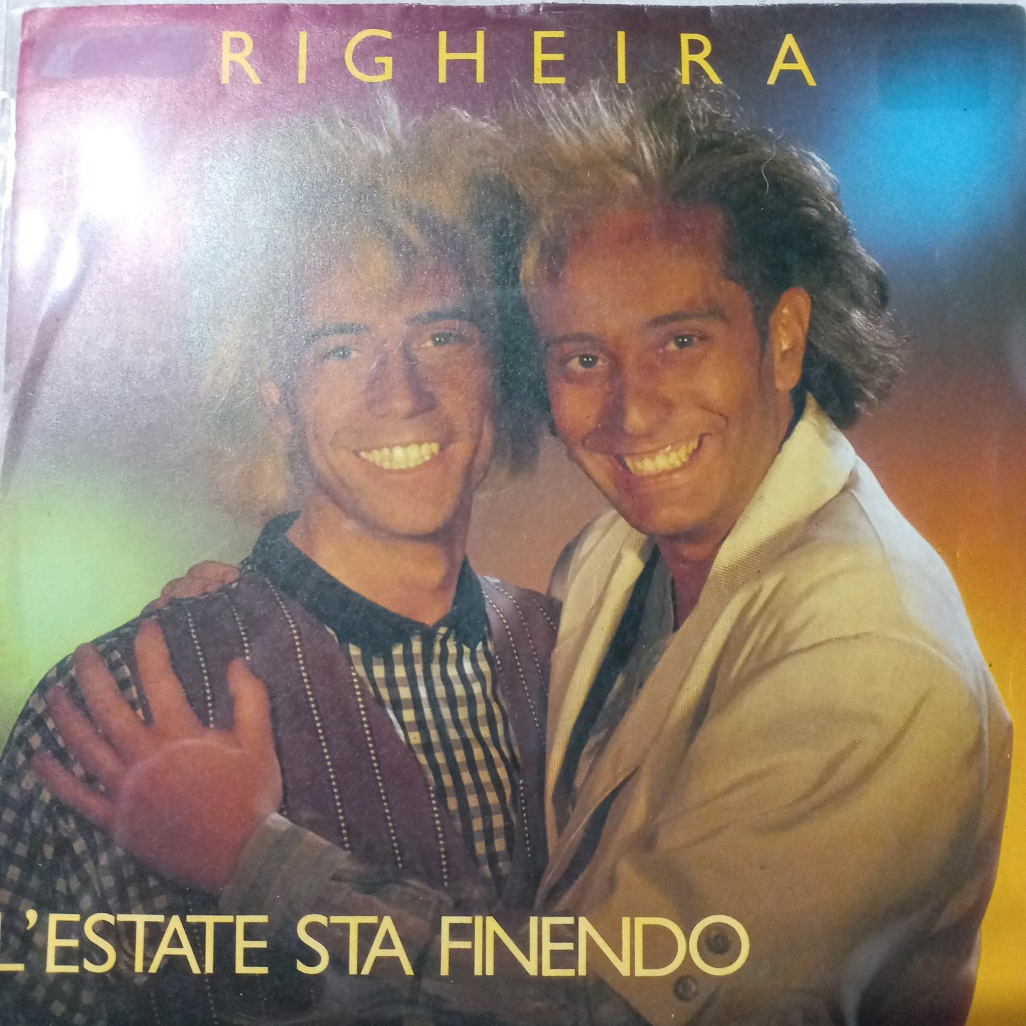 Righeira L State Sta Finendo Simple 7" Vg+ De Epoca