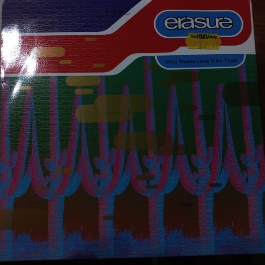 Erasure Love to Hate You Simple 7" 2da. Mano VG+