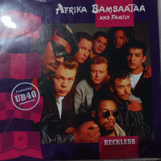 Afrika Bambaata Recless Simple 7" 2da. Mano VG+