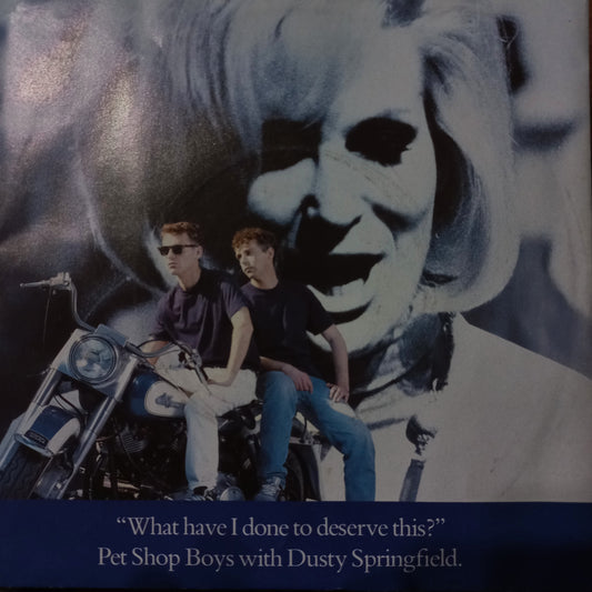 Pet Shop Boys What Have I Done to Deserve This Simple 7" 2da. Mano VG+